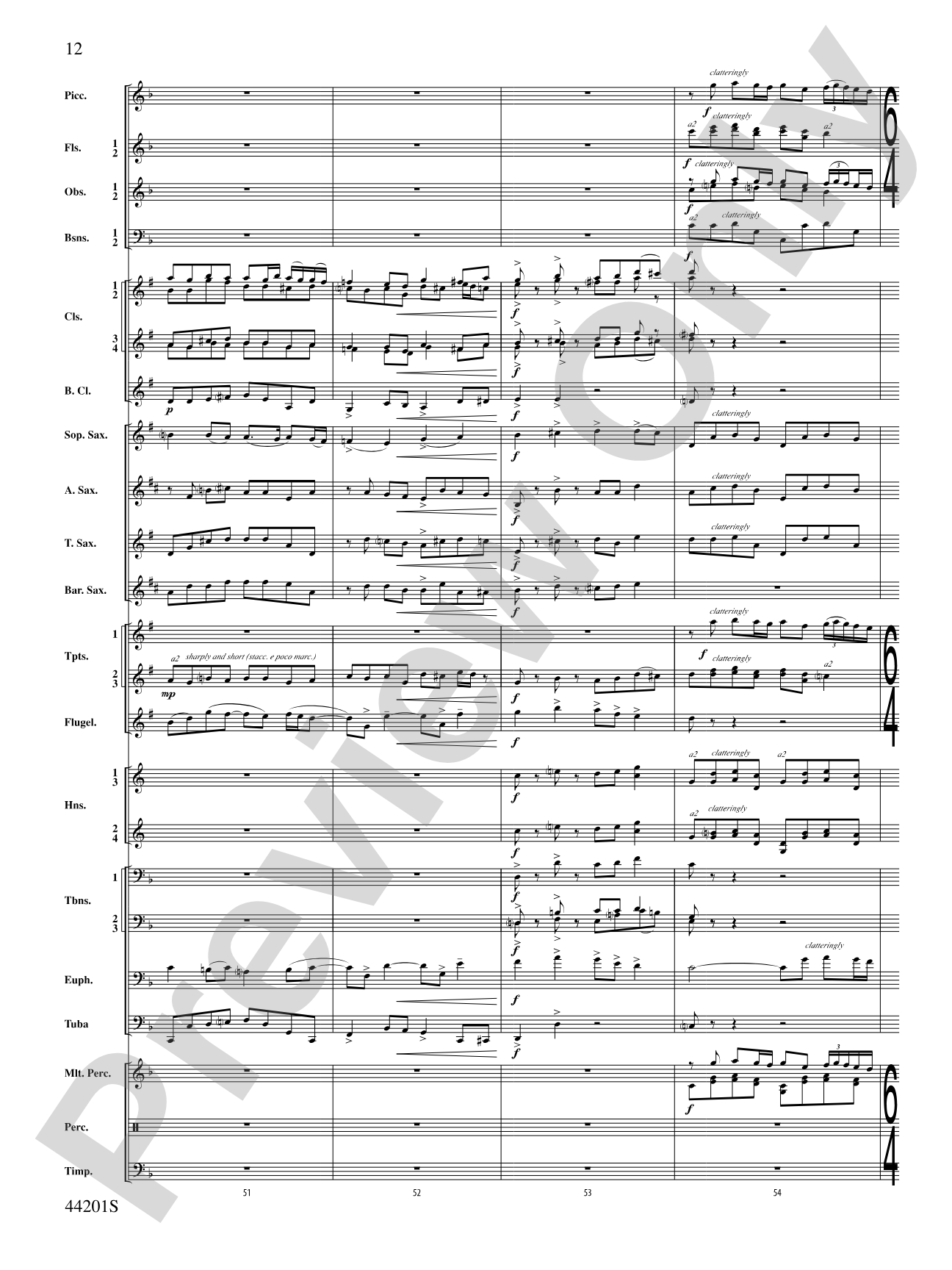 Handel in the Strand: Concert Band Conductor Score & Parts