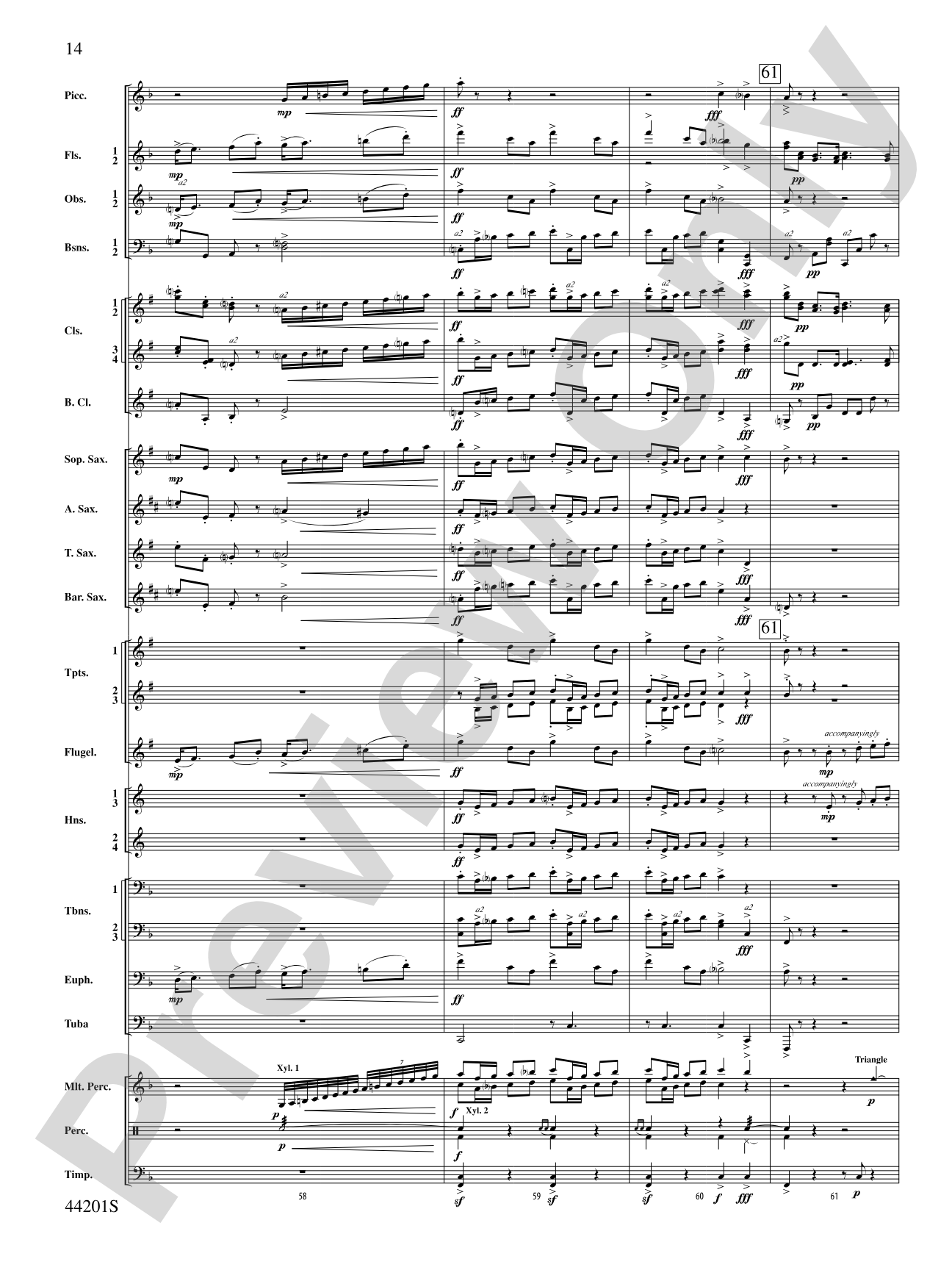 Handel in the Strand: Concert Band Conductor Score & Parts