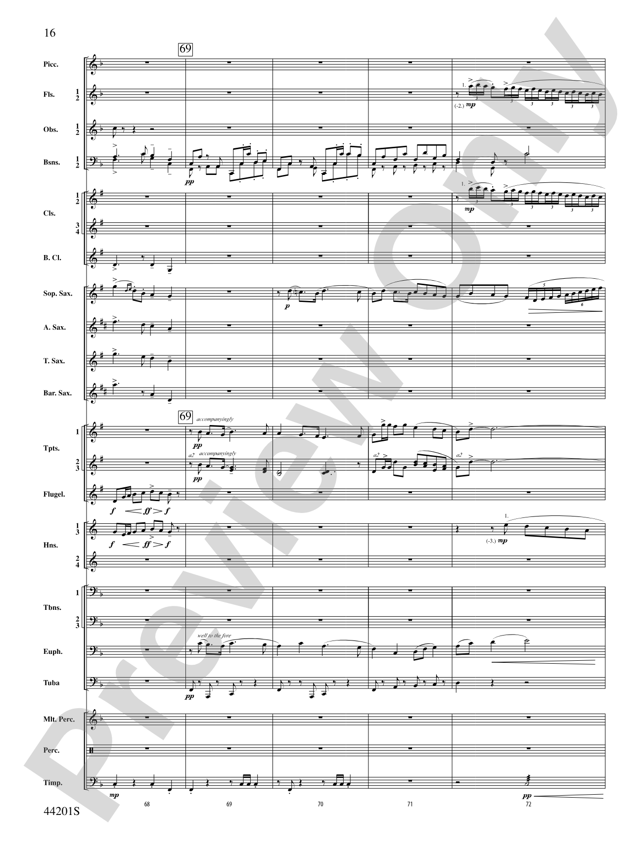 Handel in the Strand: Concert Band Conductor Score & Parts