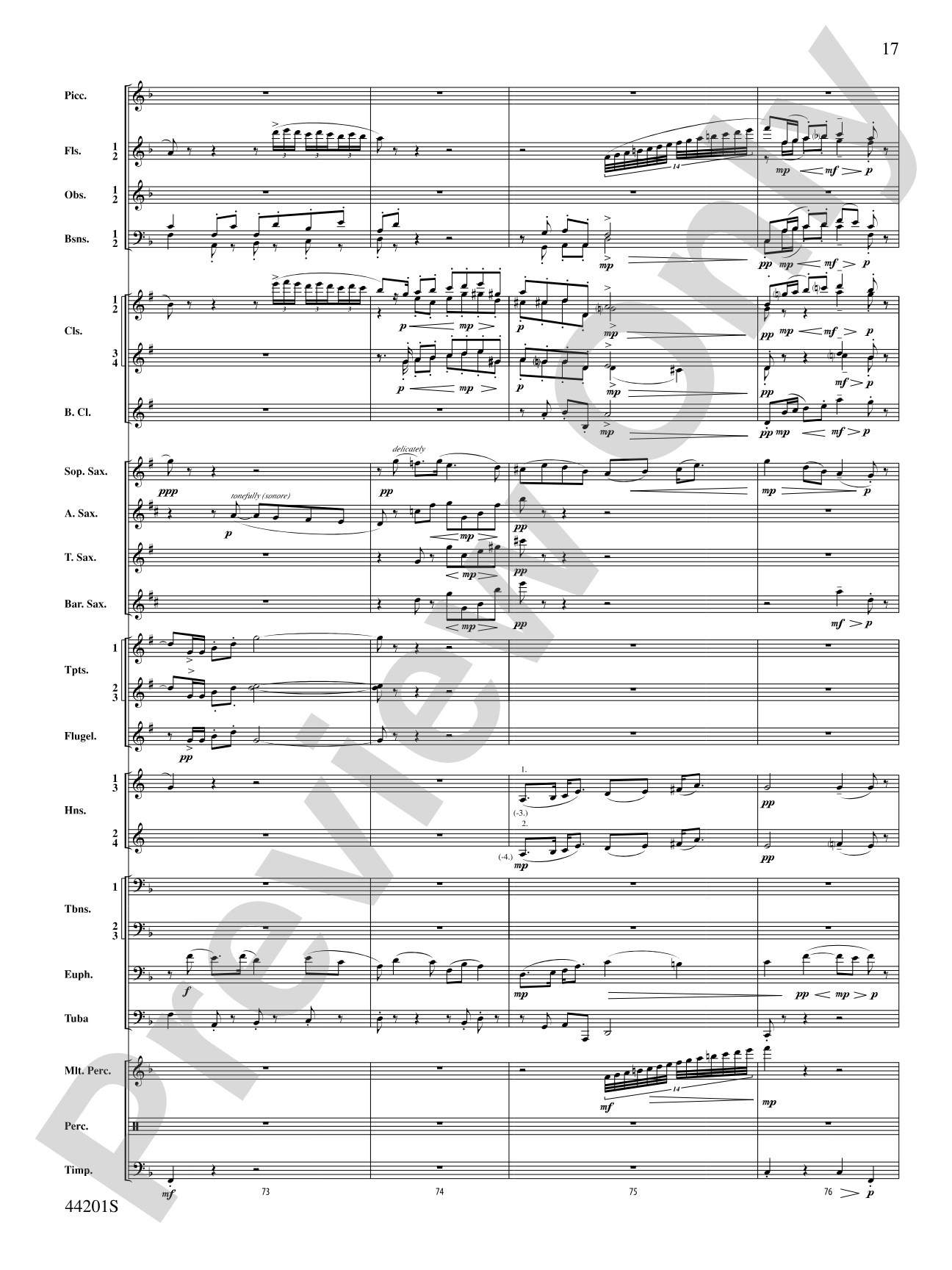 Handel in the Strand: Concert Band Conductor Score & Parts