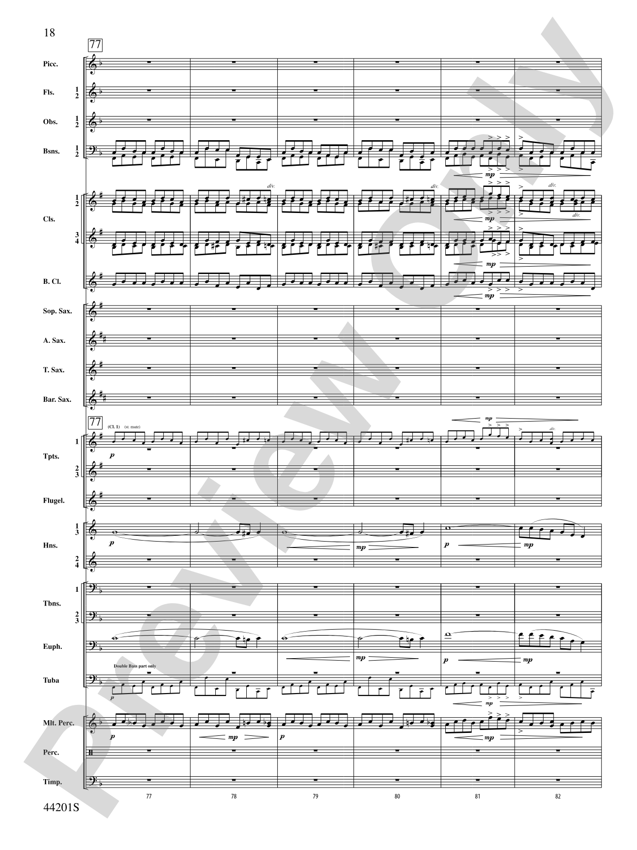 Handel in the Strand: Concert Band Conductor Score & Parts