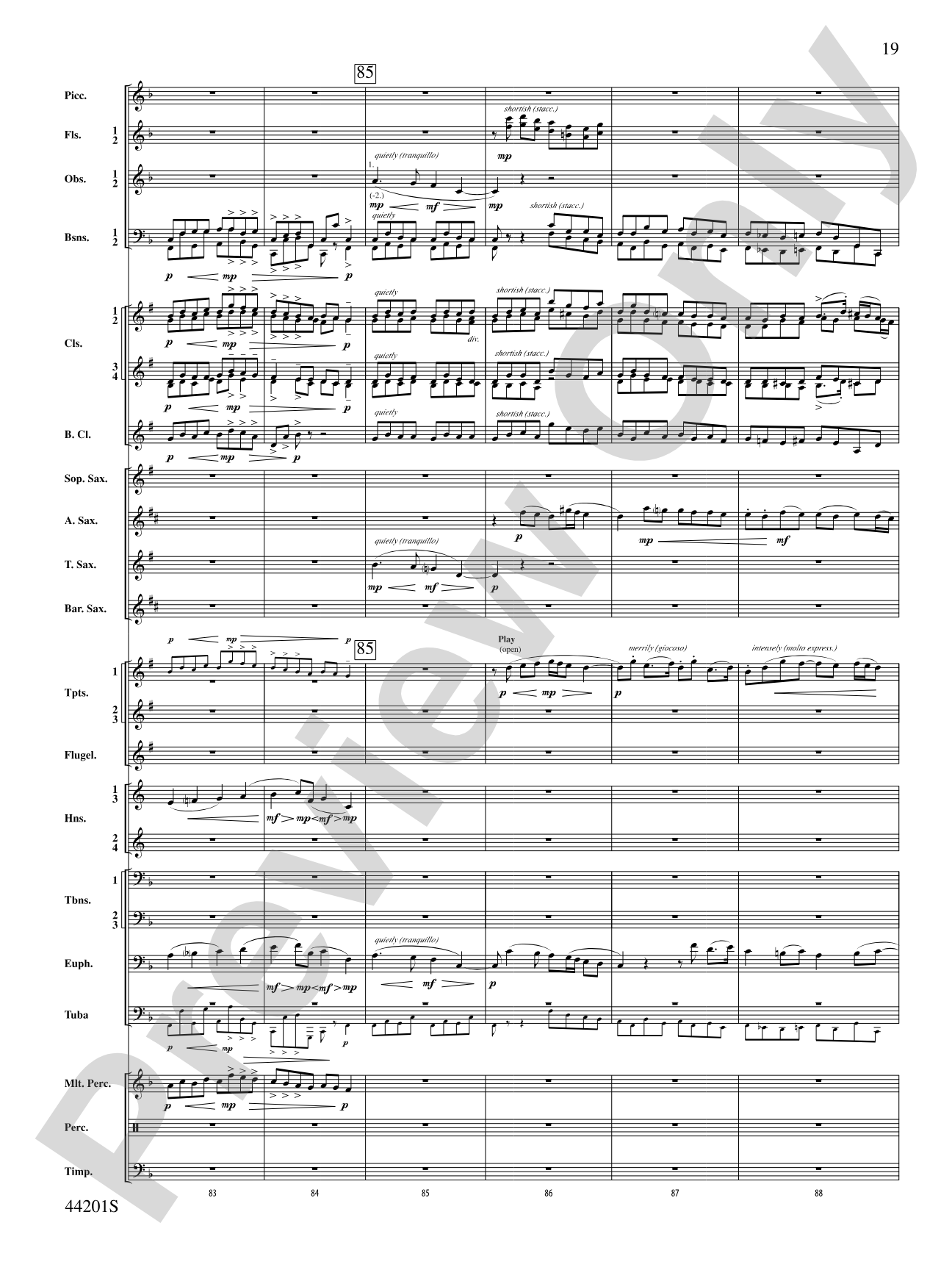 Handel in the Strand: Concert Band Conductor Score & Parts