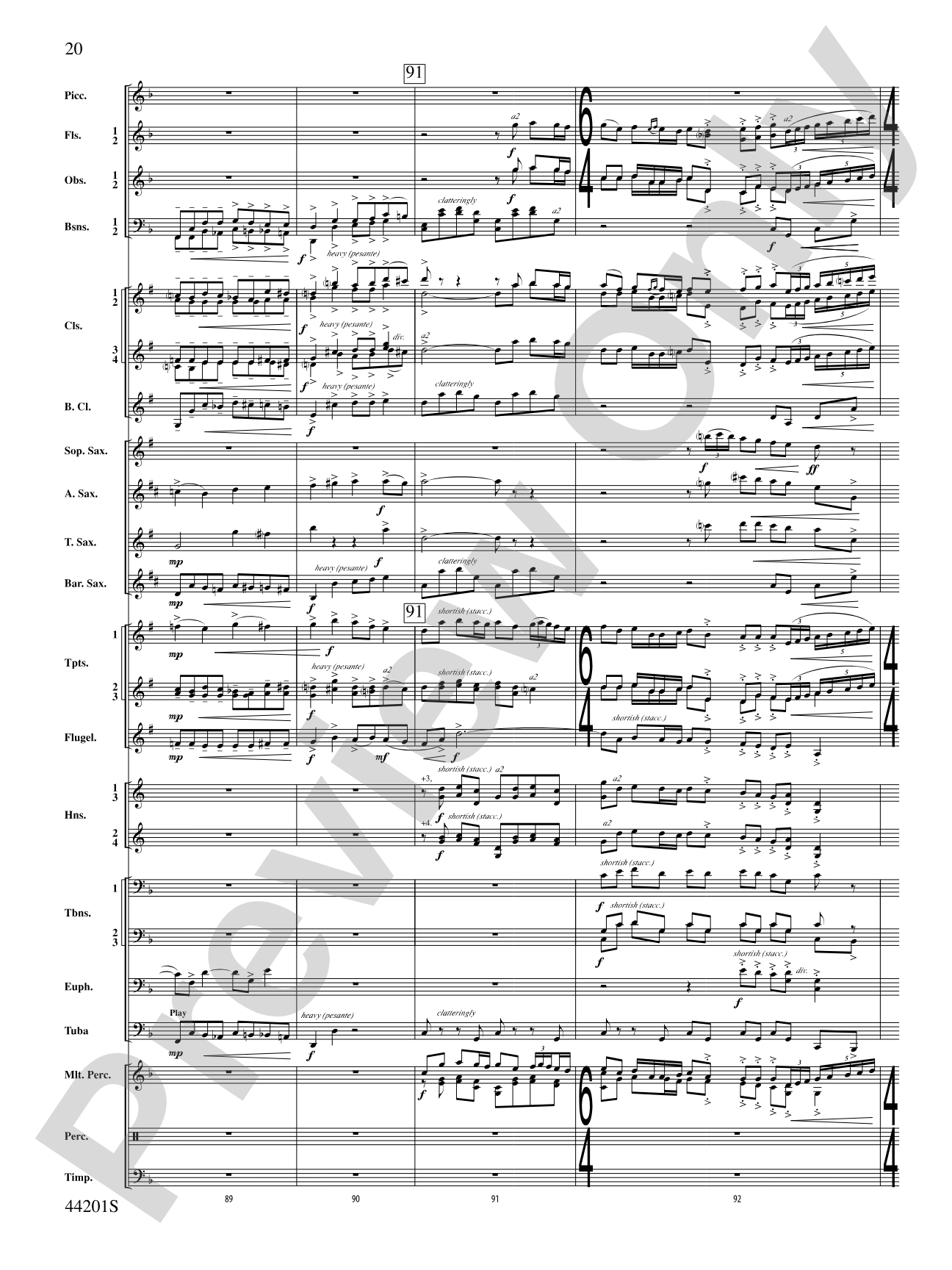 Handel in the Strand: Concert Band Conductor Score & Parts