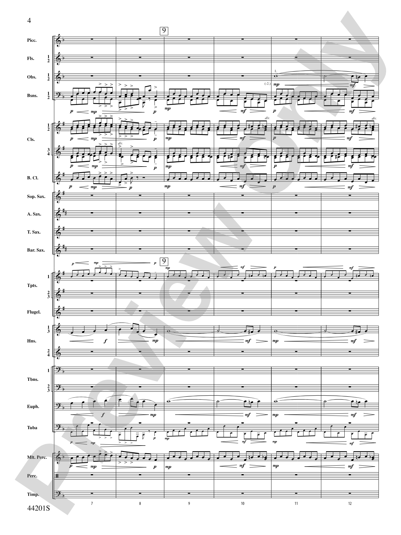Handel in the Strand: Concert Band Conductor Score & Parts