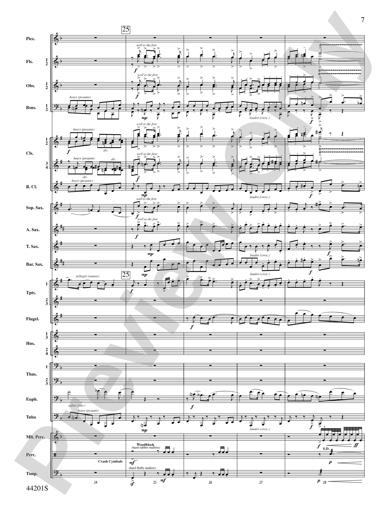 Handel in the Strand: Concert Band Conductor Score & Parts