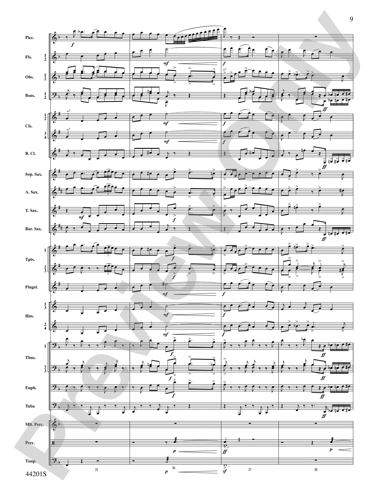 Handel in the Strand: Concert Band Conductor Score & Parts