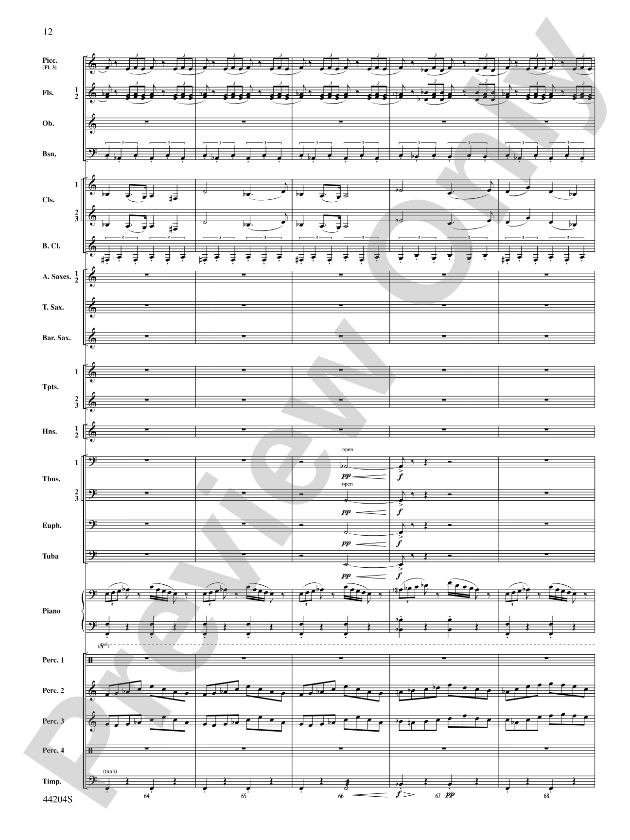 The Vikings: Concert Band Conductor Score & Parts