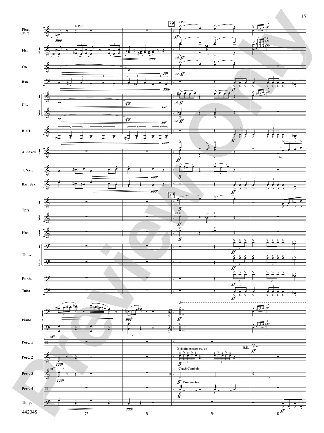 The Vikings: Concert Band Conductor Score & Parts