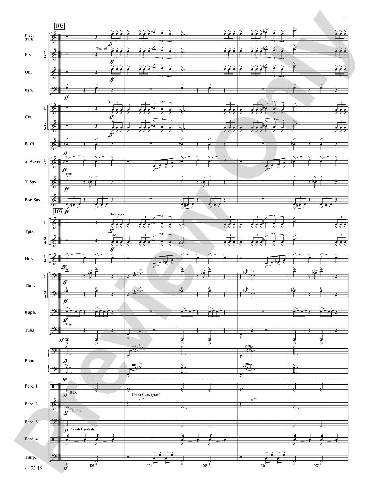 The Vikings: Concert Band Conductor Score & Parts
