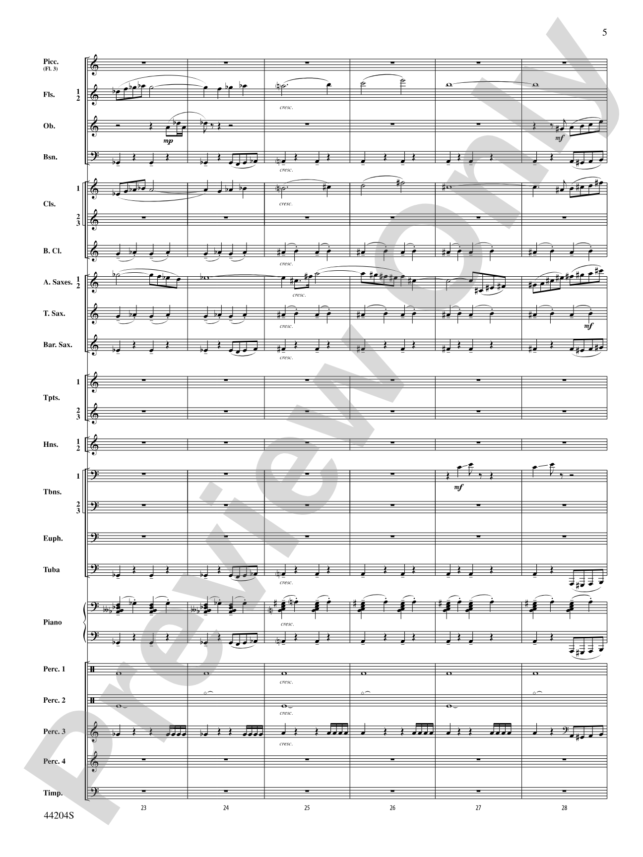 The Vikings: Concert Band Conductor Score & Parts