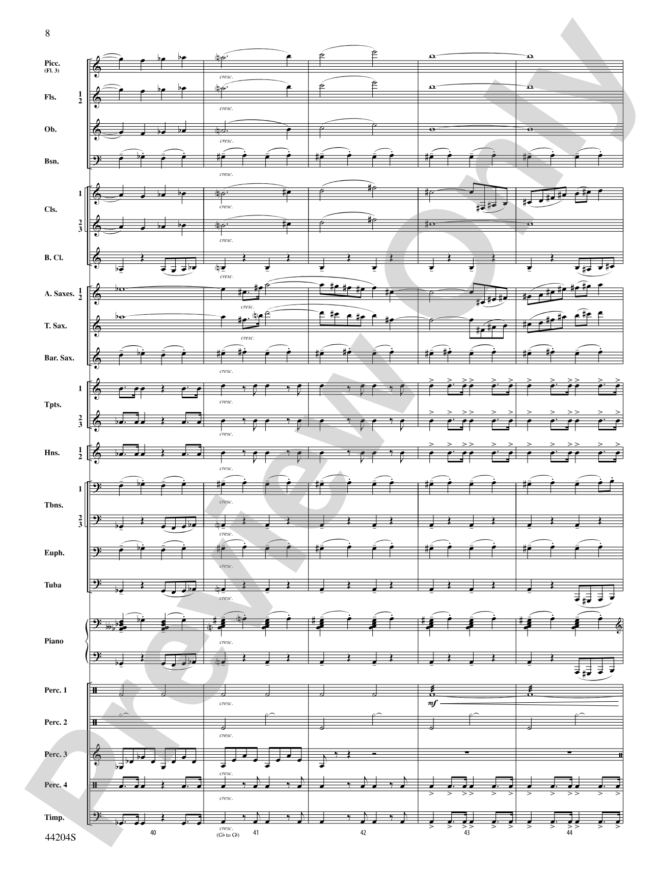 The Vikings: Concert Band Conductor Score & Parts
