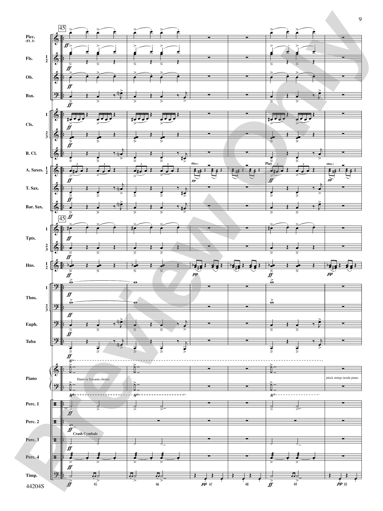 The Vikings: Concert Band Conductor Score & Parts