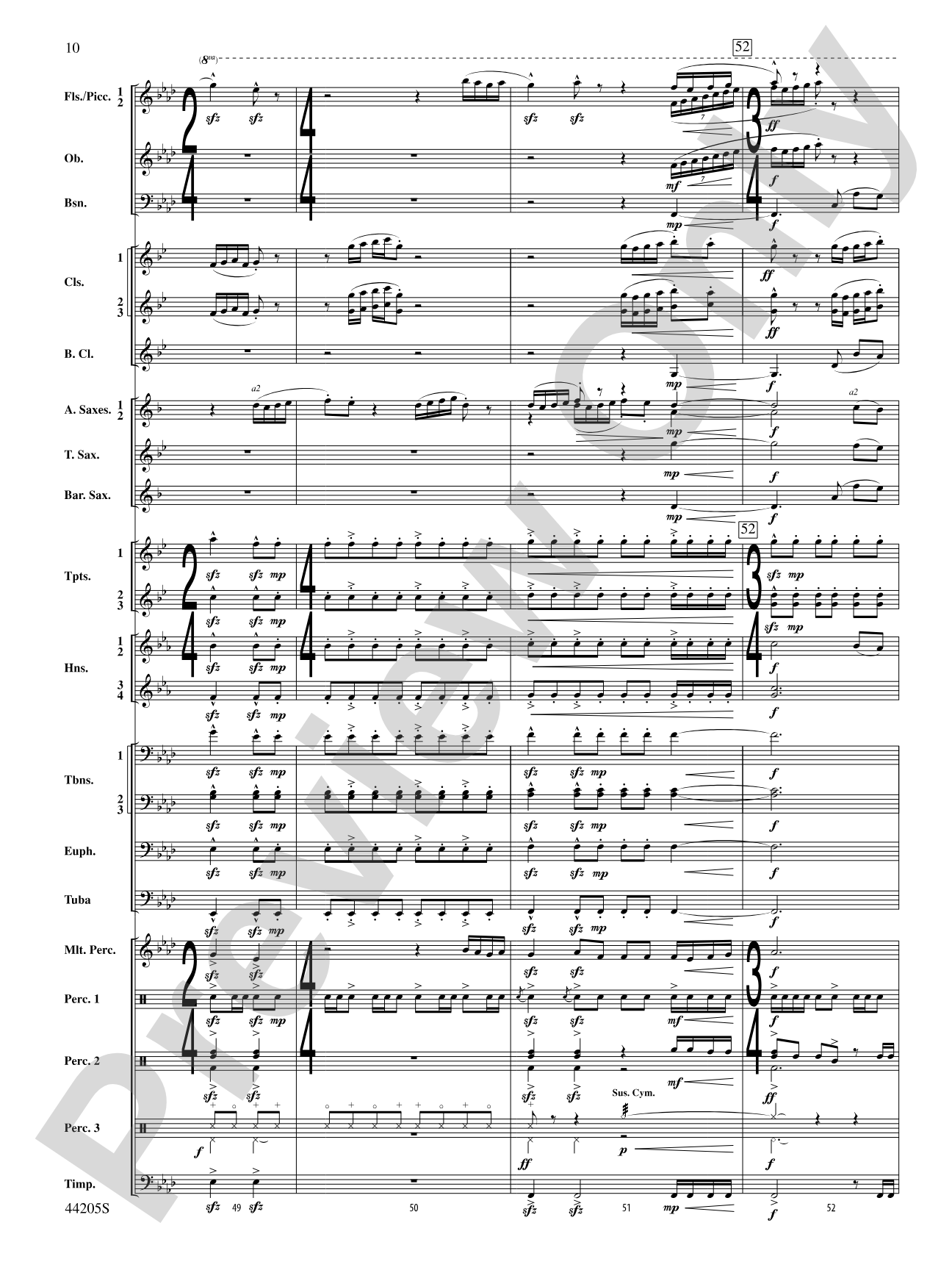 The Wind Racers: Concert Band Conductor Score & Parts