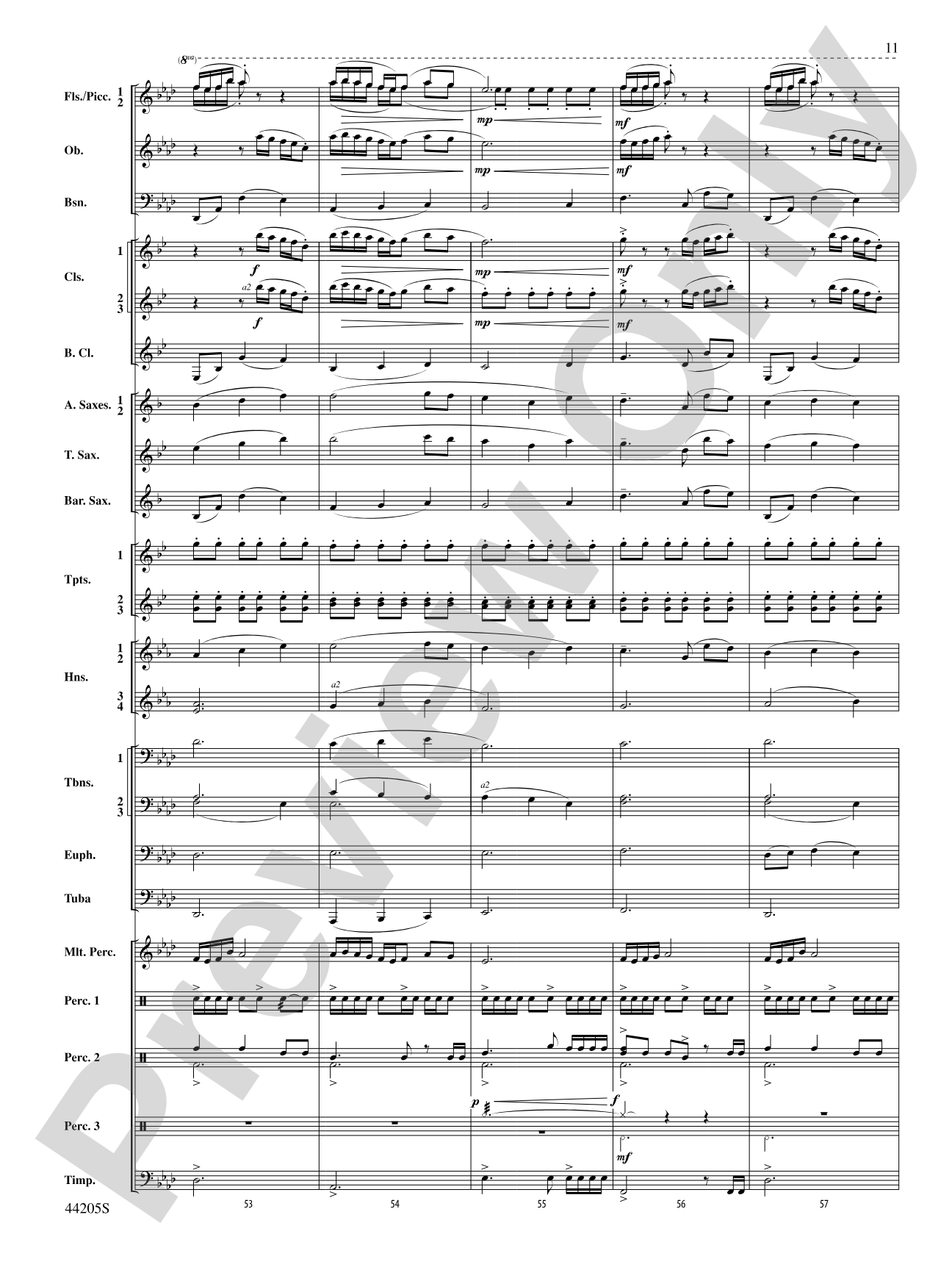 The Wind Racers: Concert Band Conductor Score & Parts
