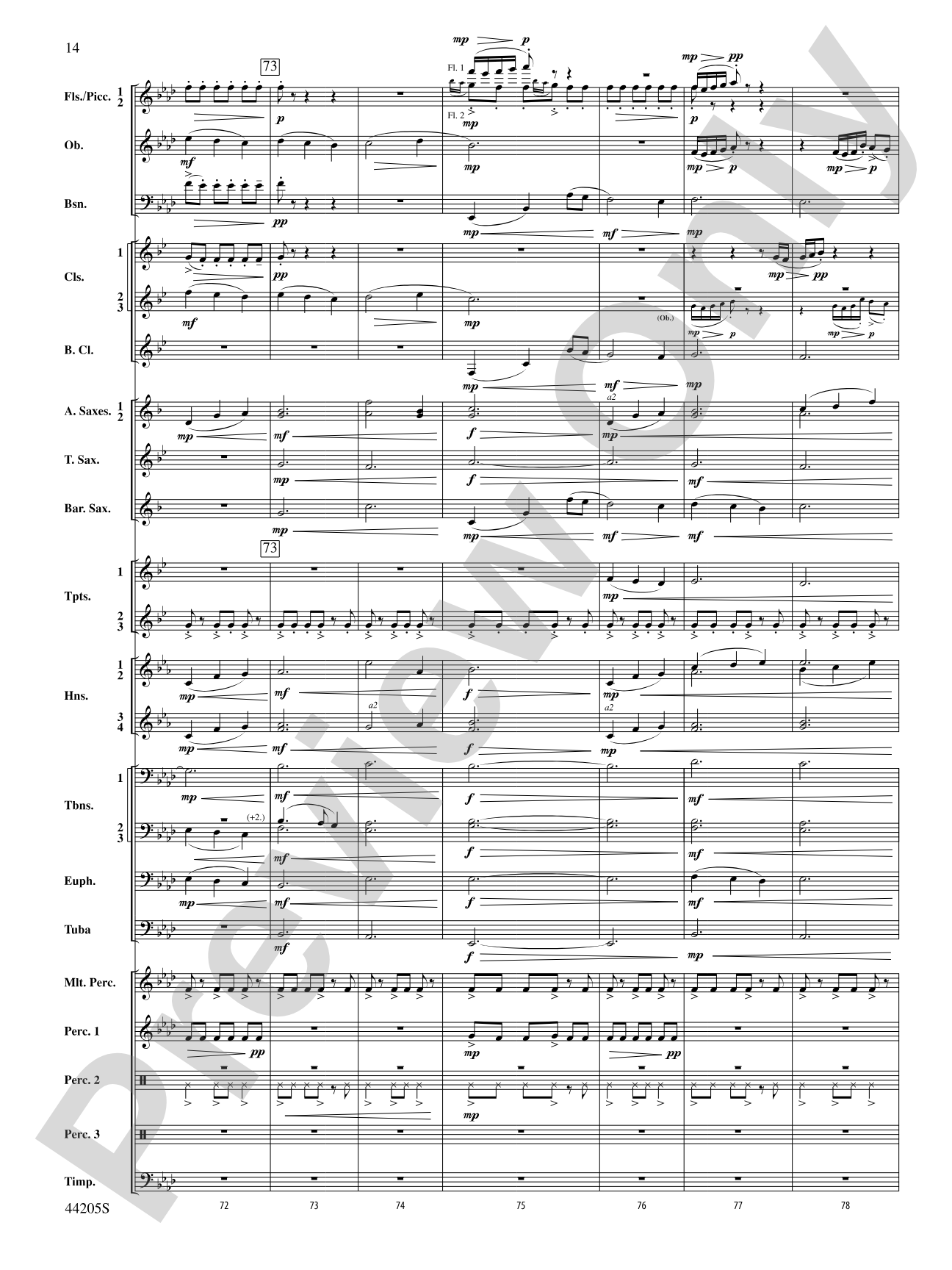 The Wind Racers: Concert Band Conductor Score & Parts