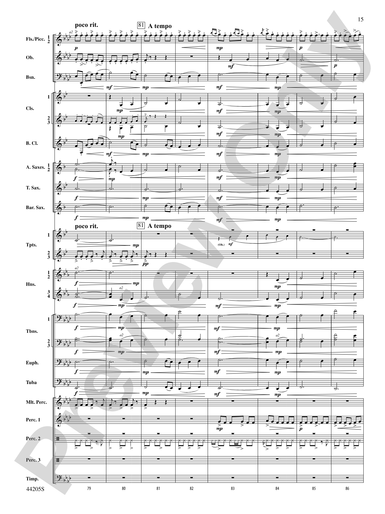The Wind Racers: Concert Band Conductor Score & Parts