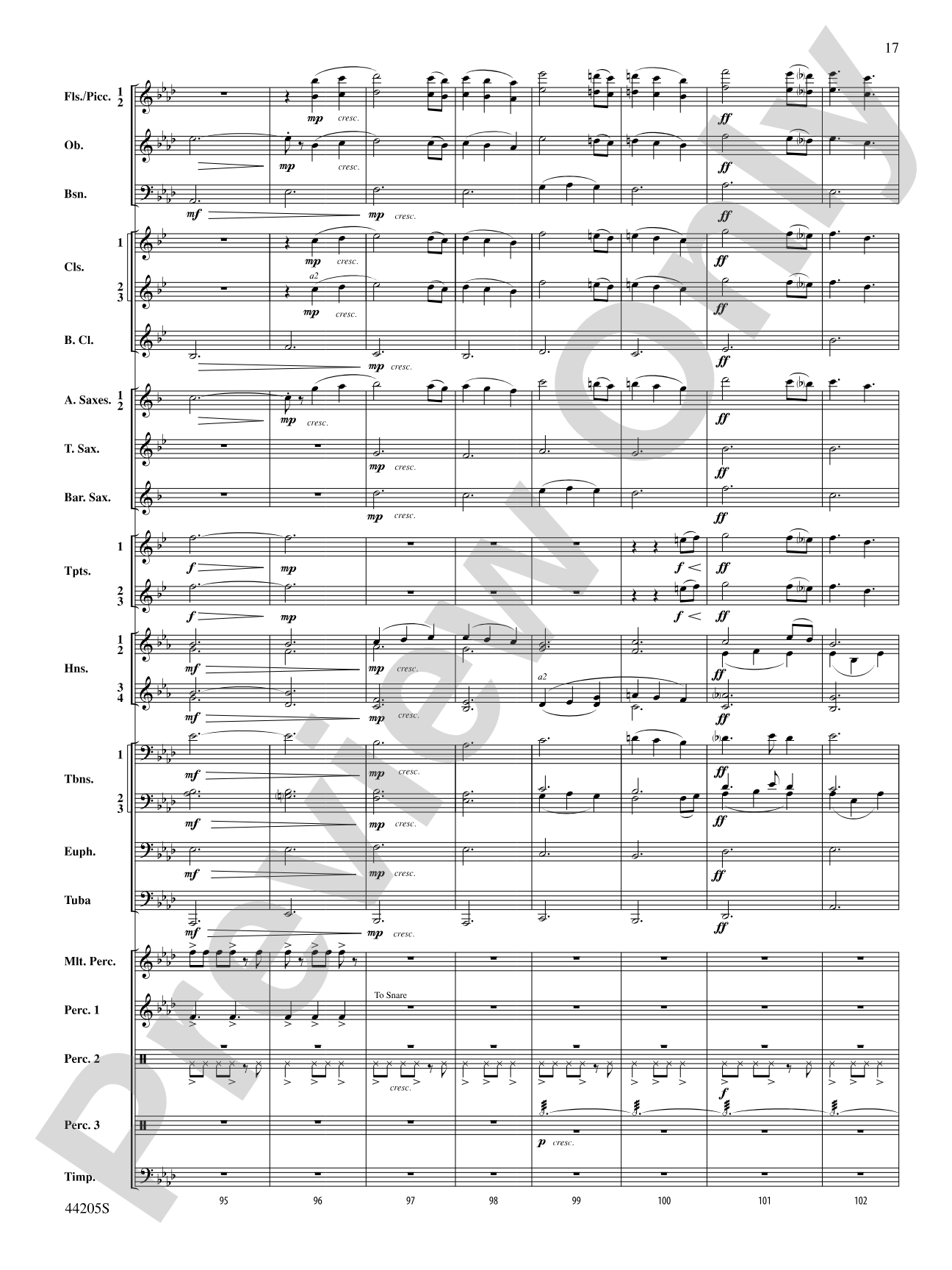 The Wind Racers: Concert Band Conductor Score & Parts
