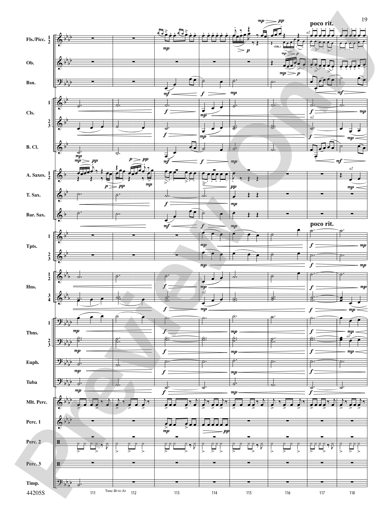 The Wind Racers: Concert Band Conductor Score & Parts