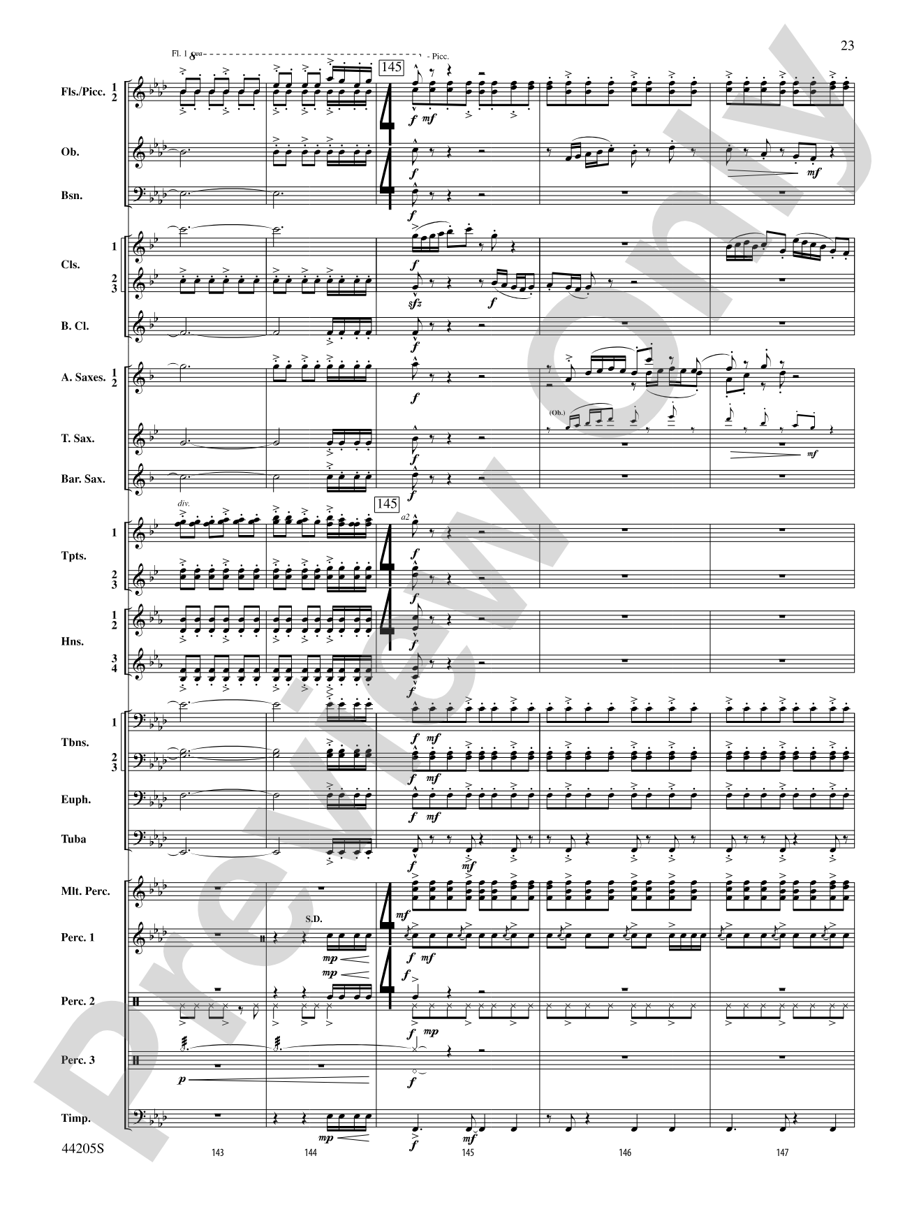 The Wind Racers: Concert Band Conductor Score & Parts