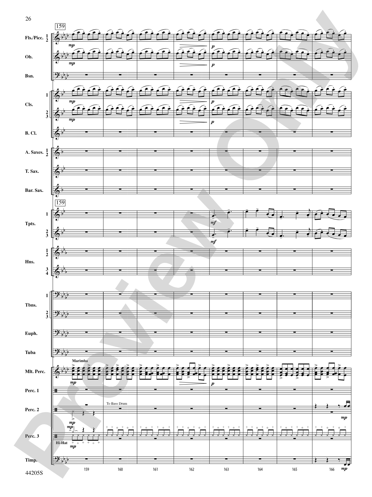 The Wind Racers: Concert Band Conductor Score & Parts
