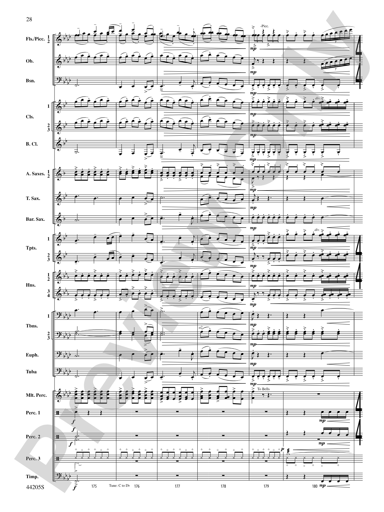 The Wind Racers: Concert Band Conductor Score & Parts