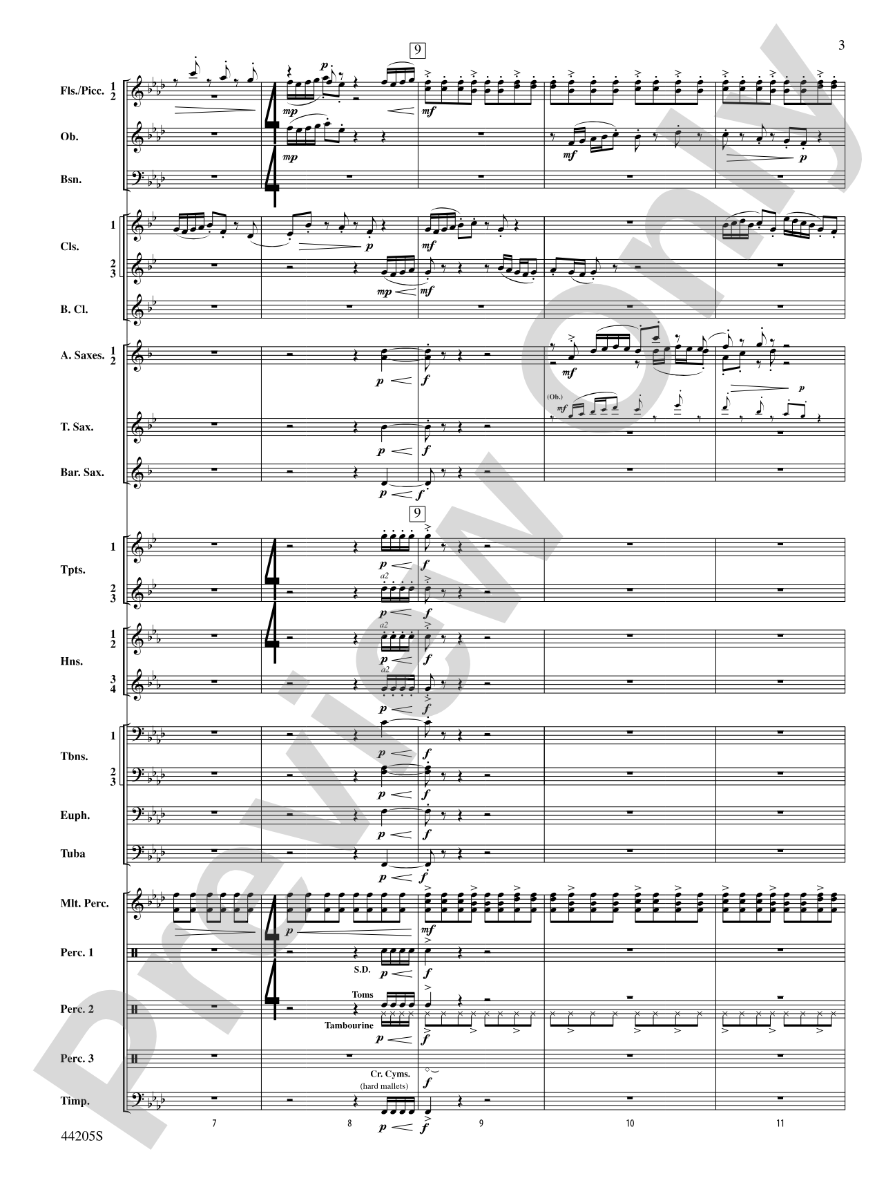 The Wind Racers: Concert Band Conductor Score & Parts