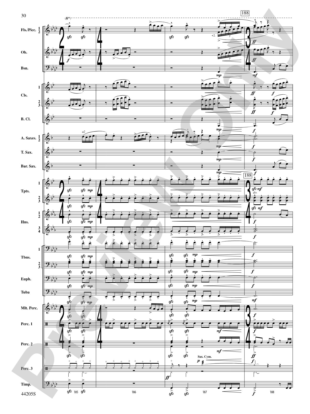 The Wind Racers: Concert Band Conductor Score & Parts