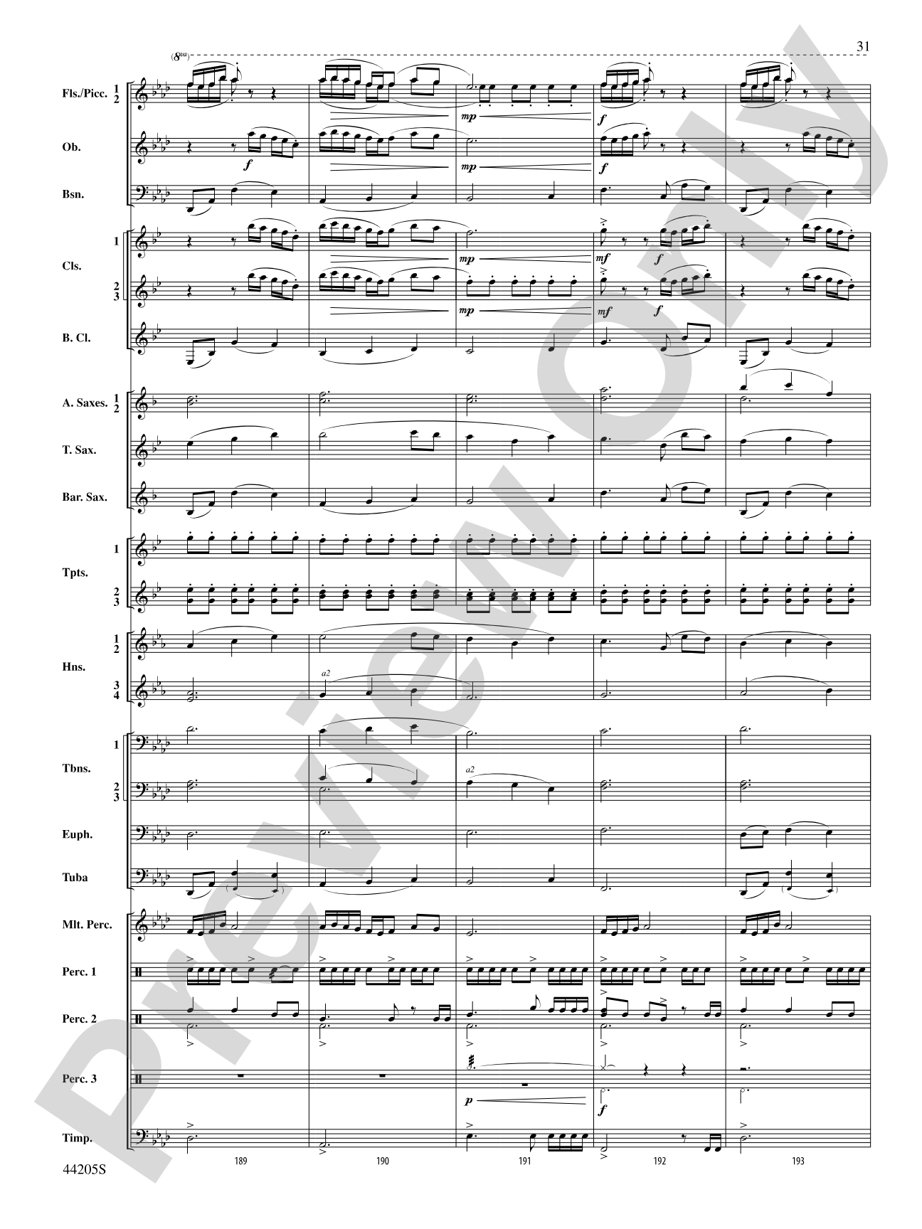 The Wind Racers: Concert Band Conductor Score & Parts