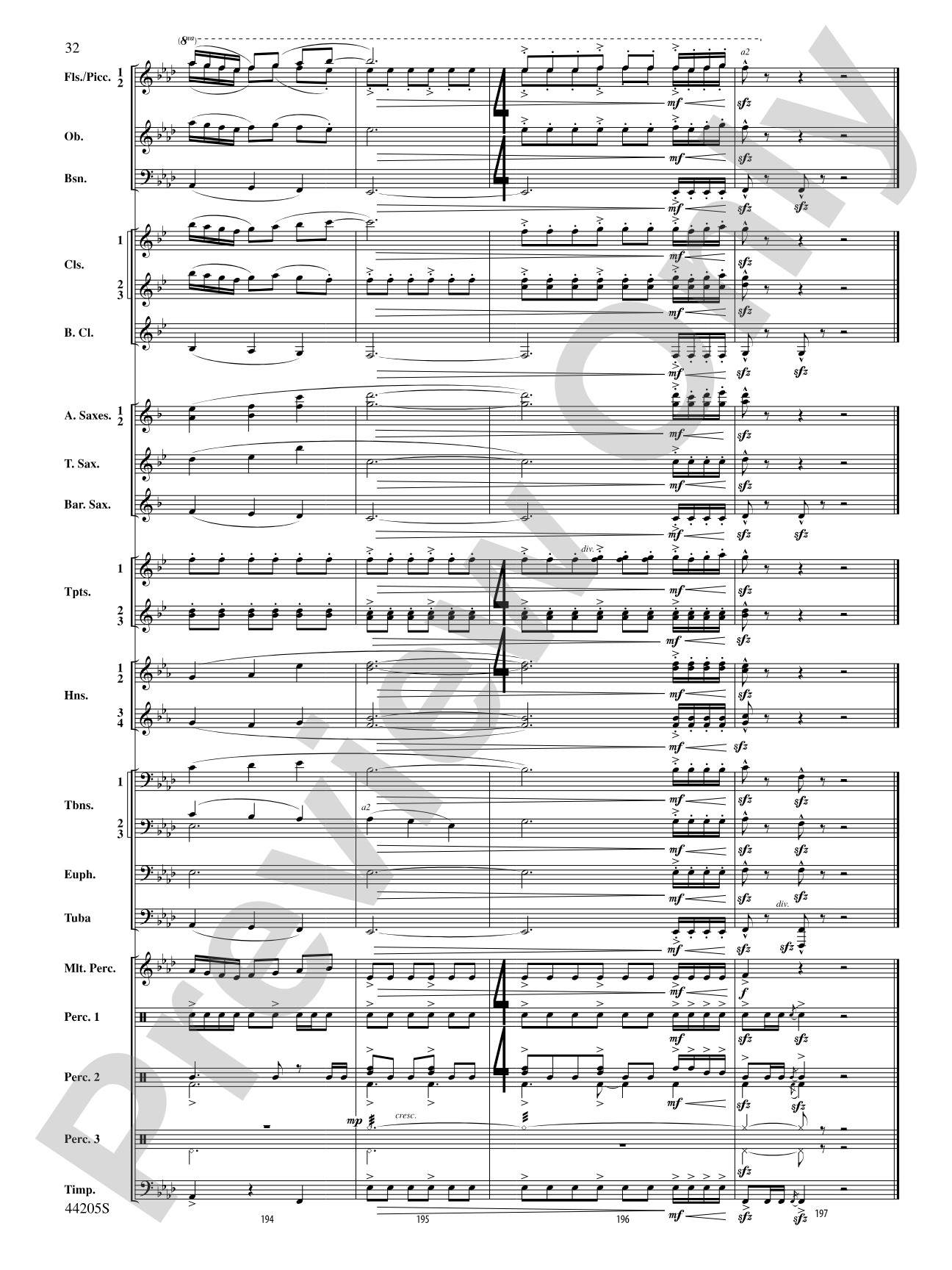 The Wind Racers: Concert Band Conductor Score & Parts