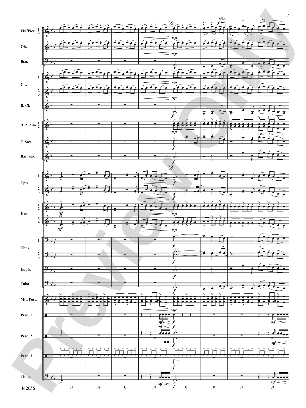 The Wind Racers: Concert Band Conductor Score & Parts