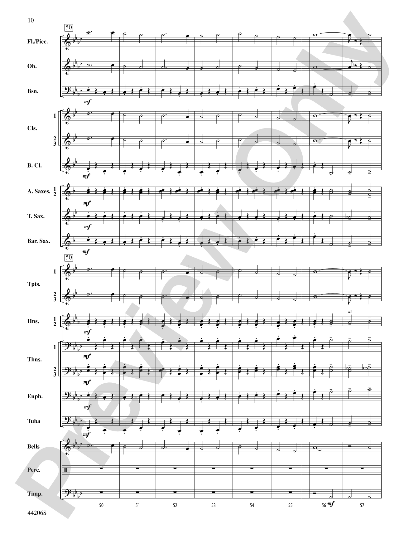March America: Concert Band Conductor Score & Parts