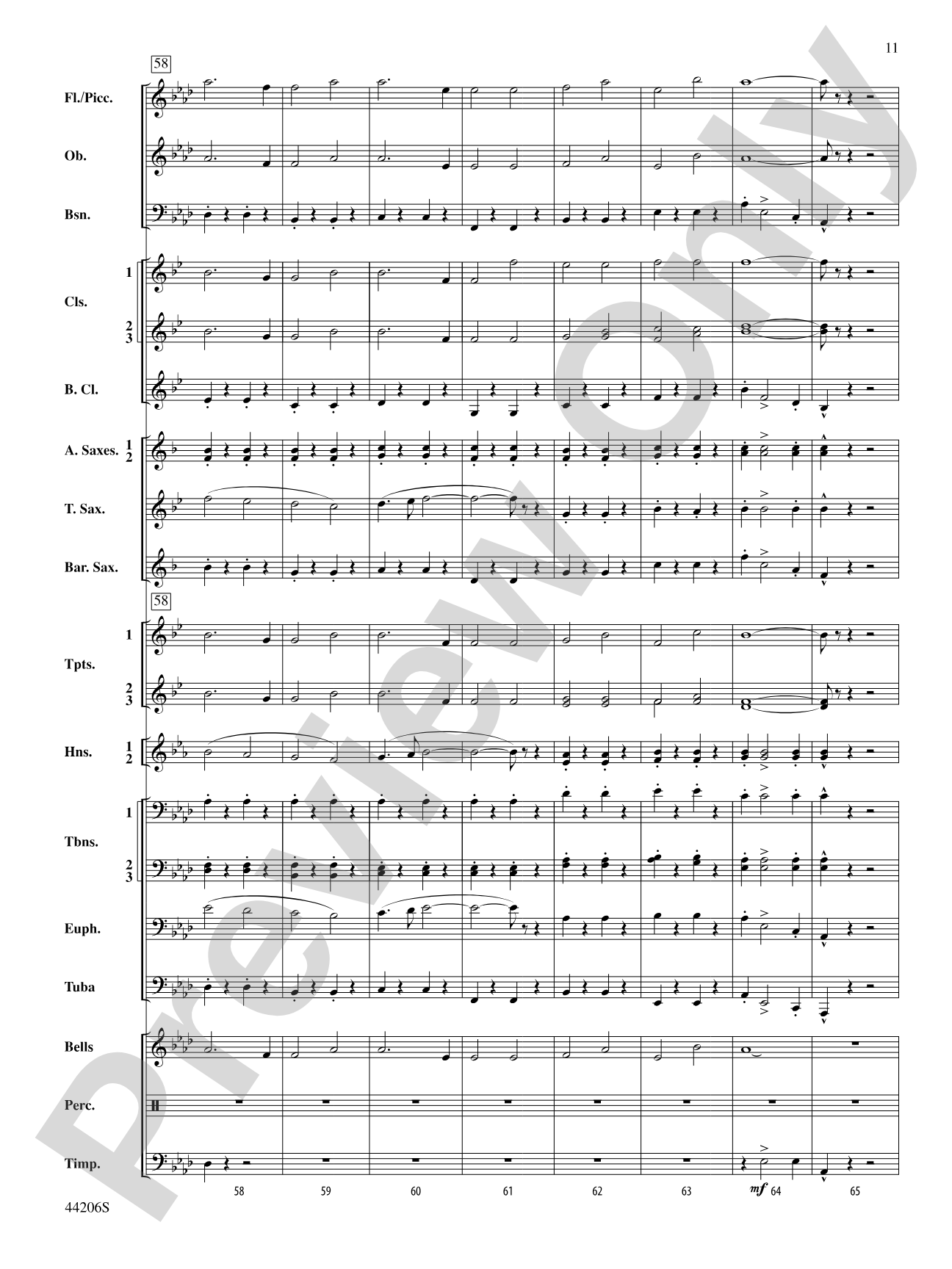 March America: Concert Band Conductor Score & Parts