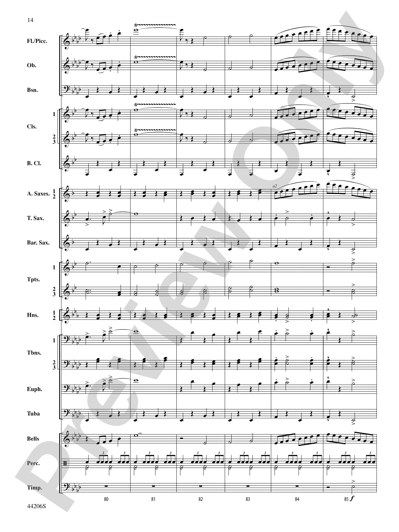 March America: Concert Band Conductor Score & Parts