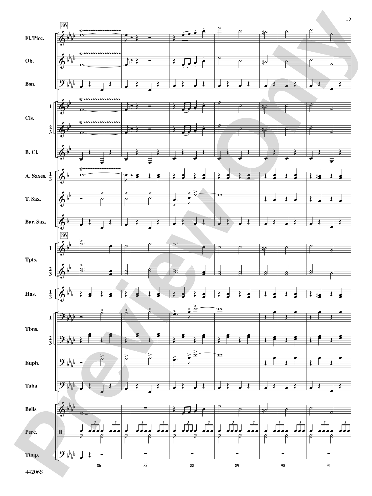 March America: Concert Band Conductor Score & Parts