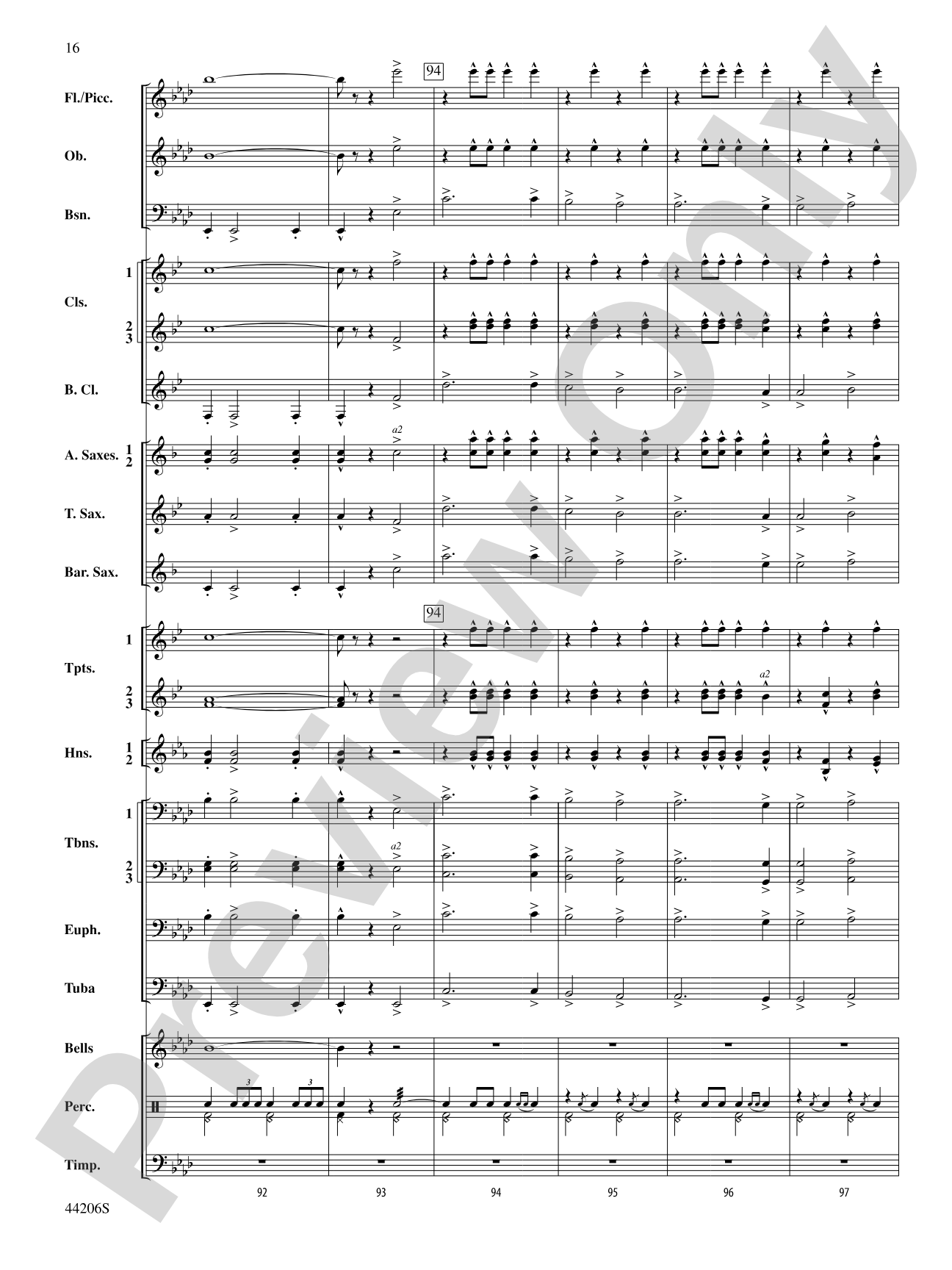 March America: Concert Band Conductor Score & Parts