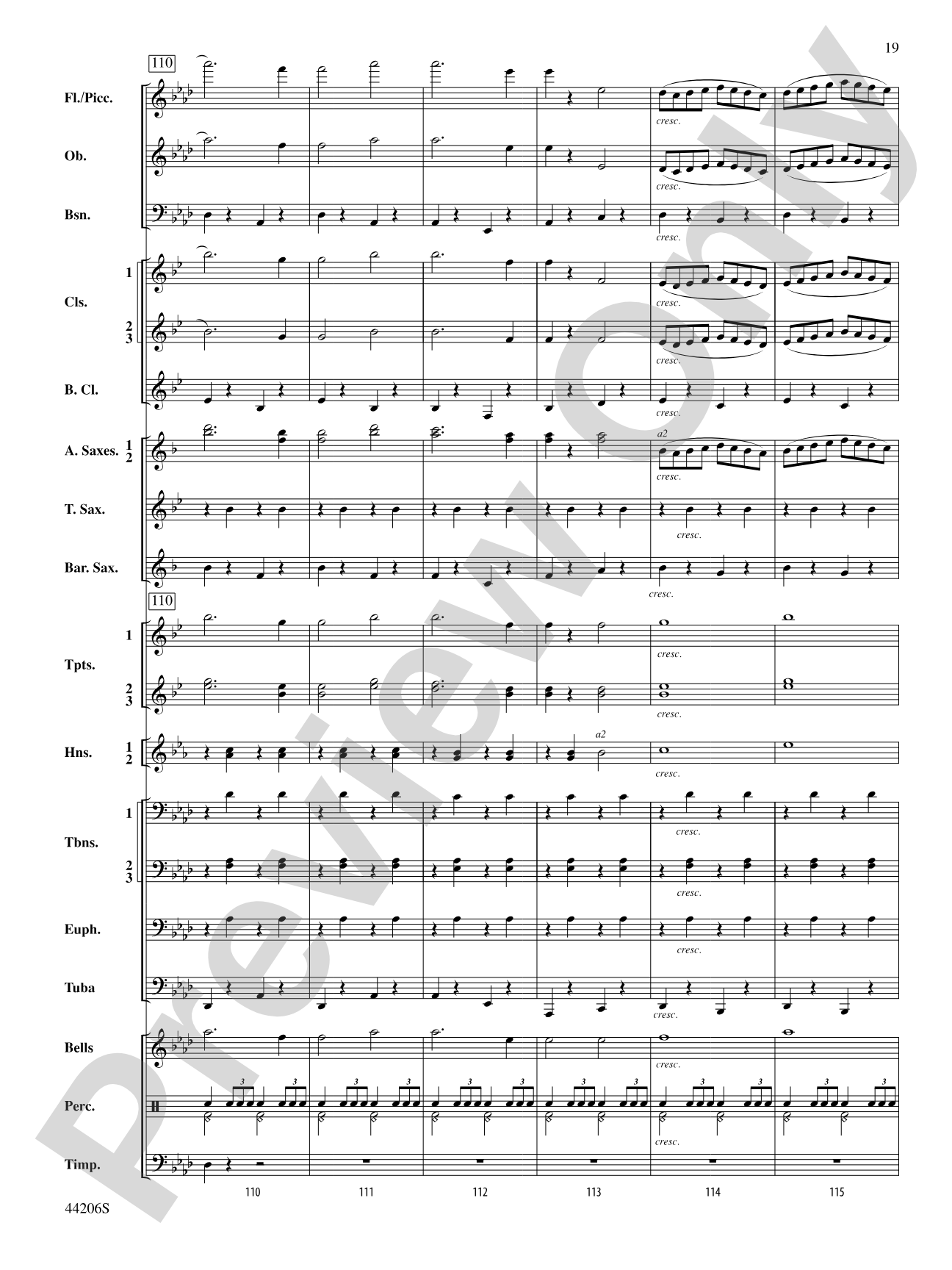 March America: Concert Band Conductor Score & Parts