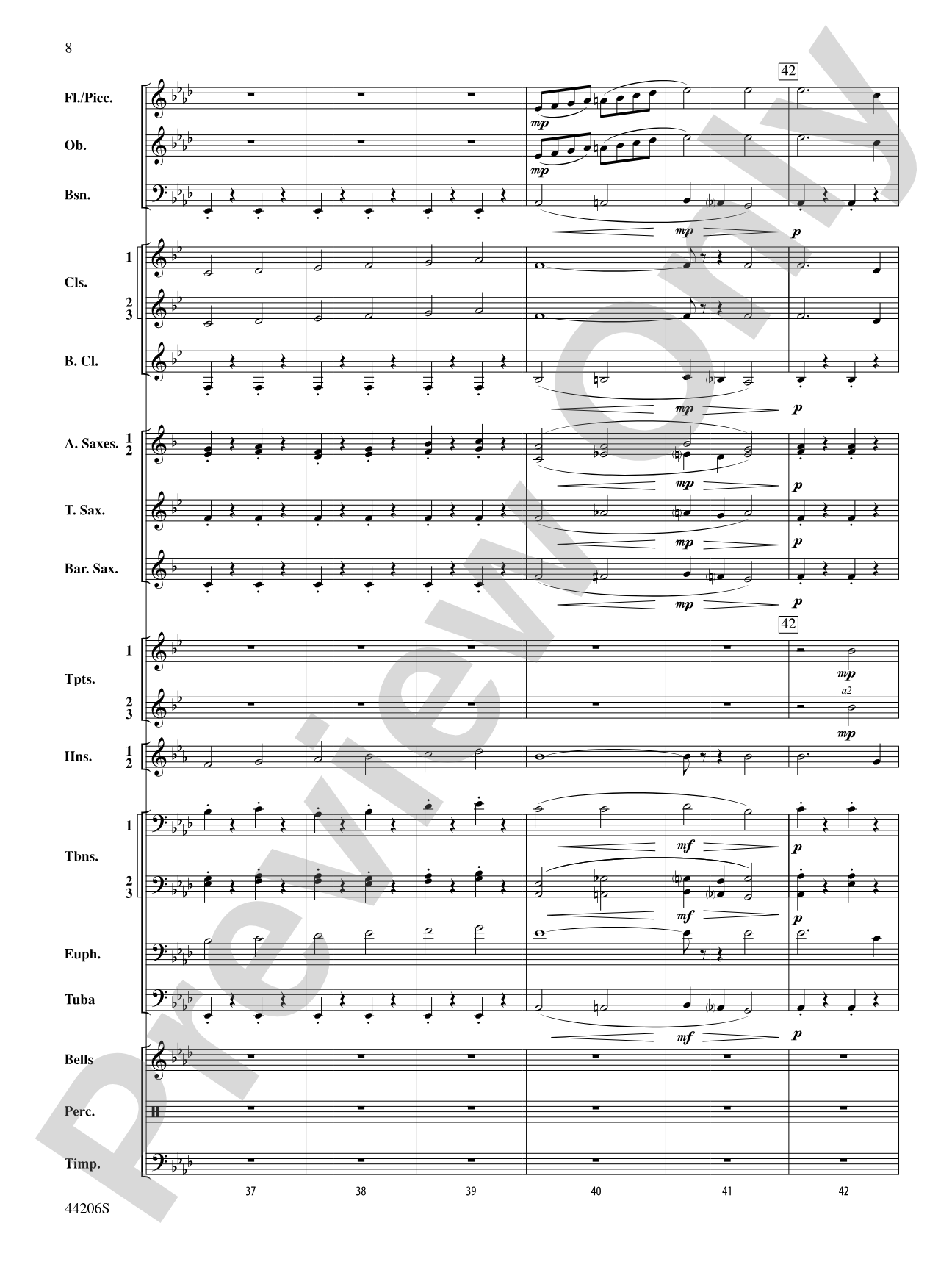 March America: Concert Band Conductor Score & Parts