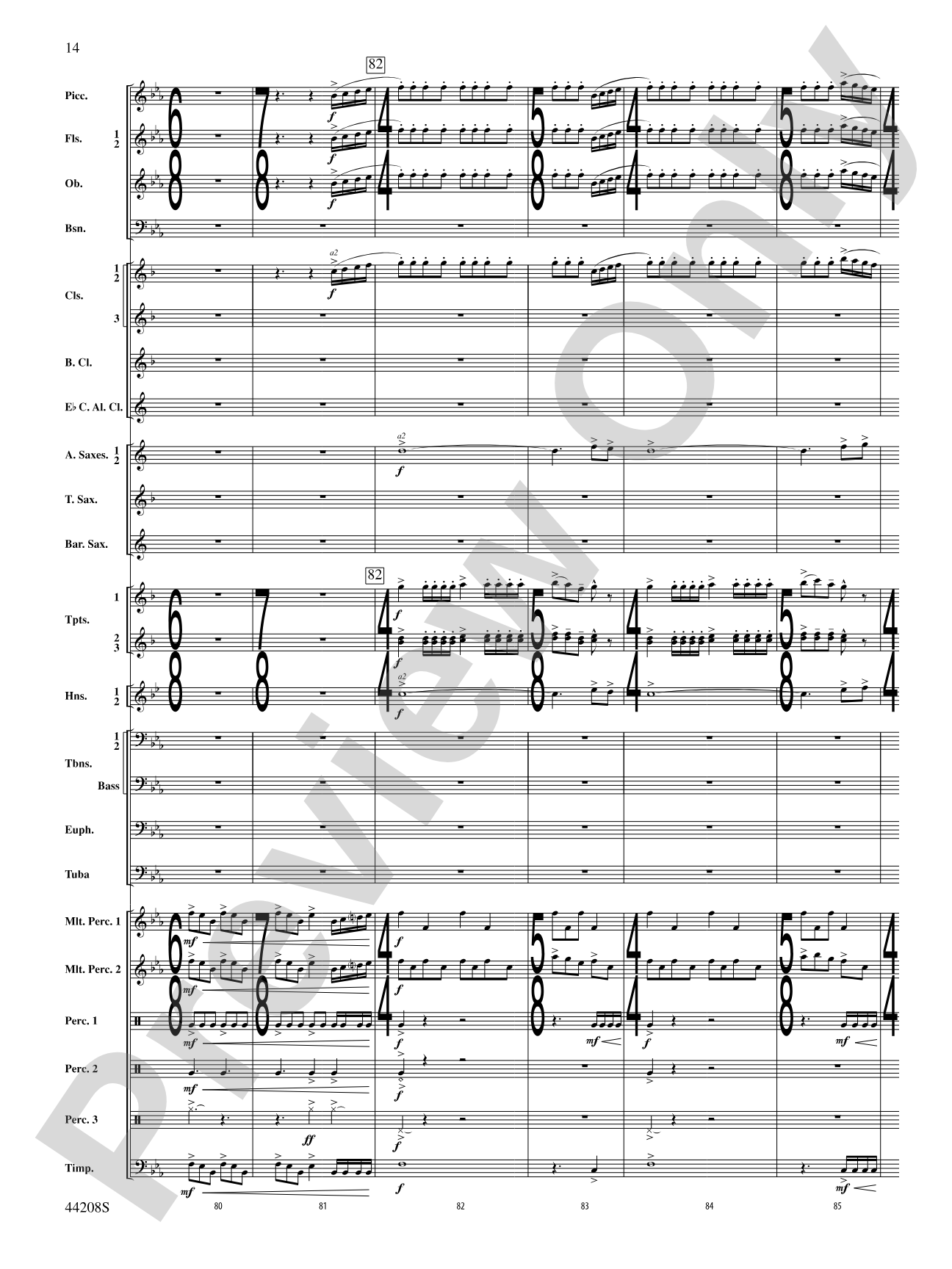 Undecim: Concert Band Conductor Score & Parts
