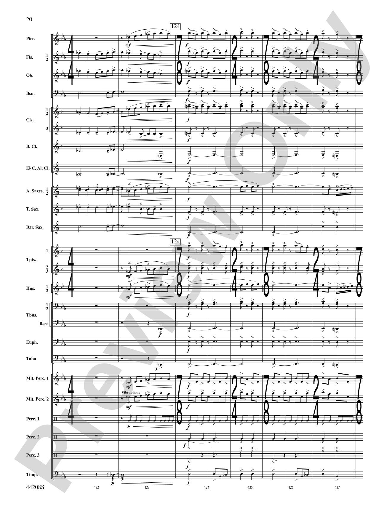 Undecim: Concert Band Conductor Score & Parts