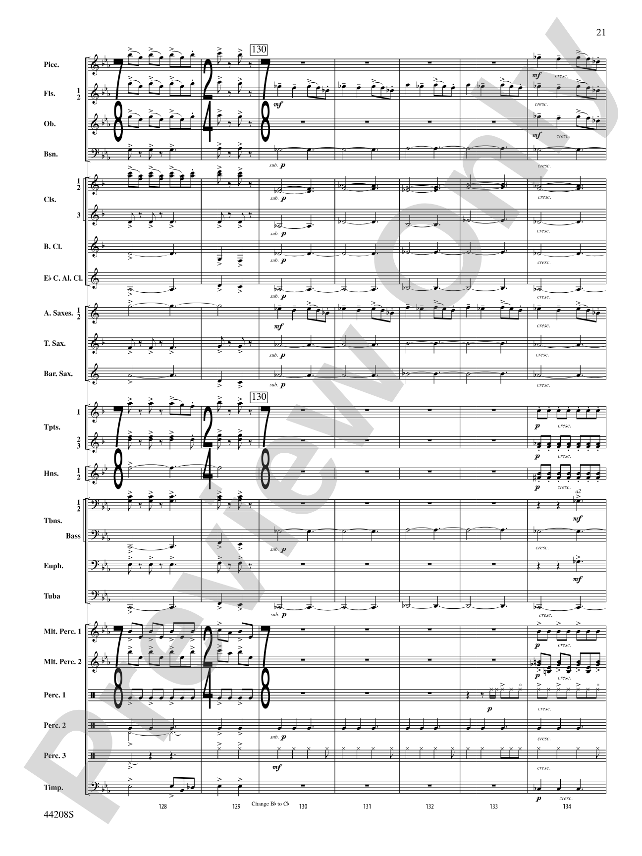 Undecim: Concert Band Conductor Score & Parts