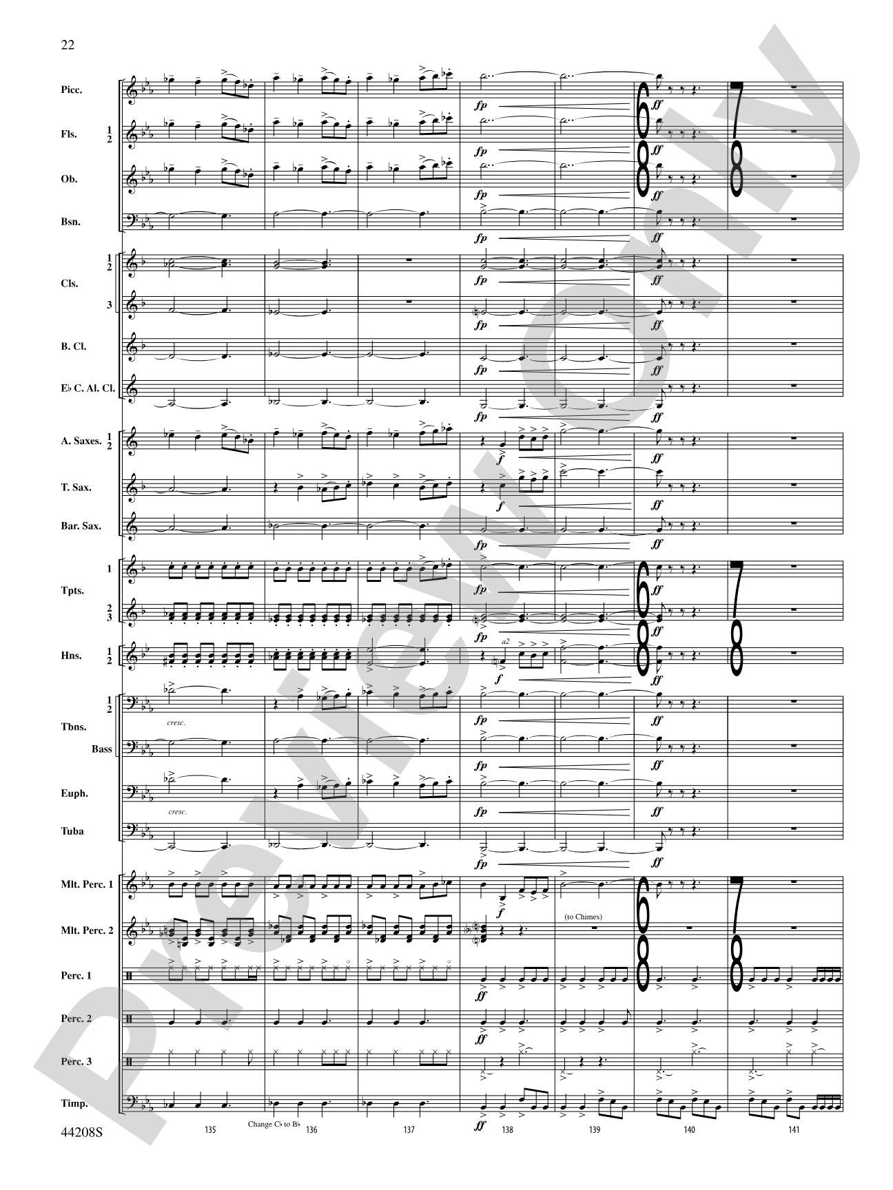 Undecim: Concert Band Conductor Score & Parts