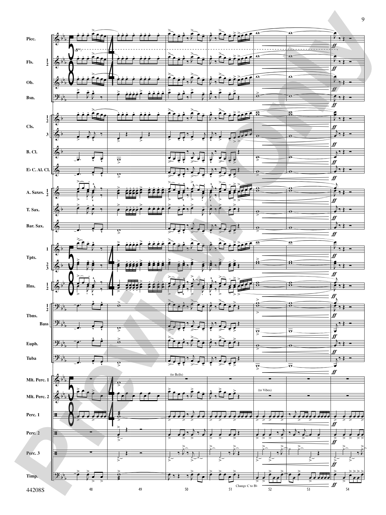 Undecim: Concert Band Conductor Score & Parts