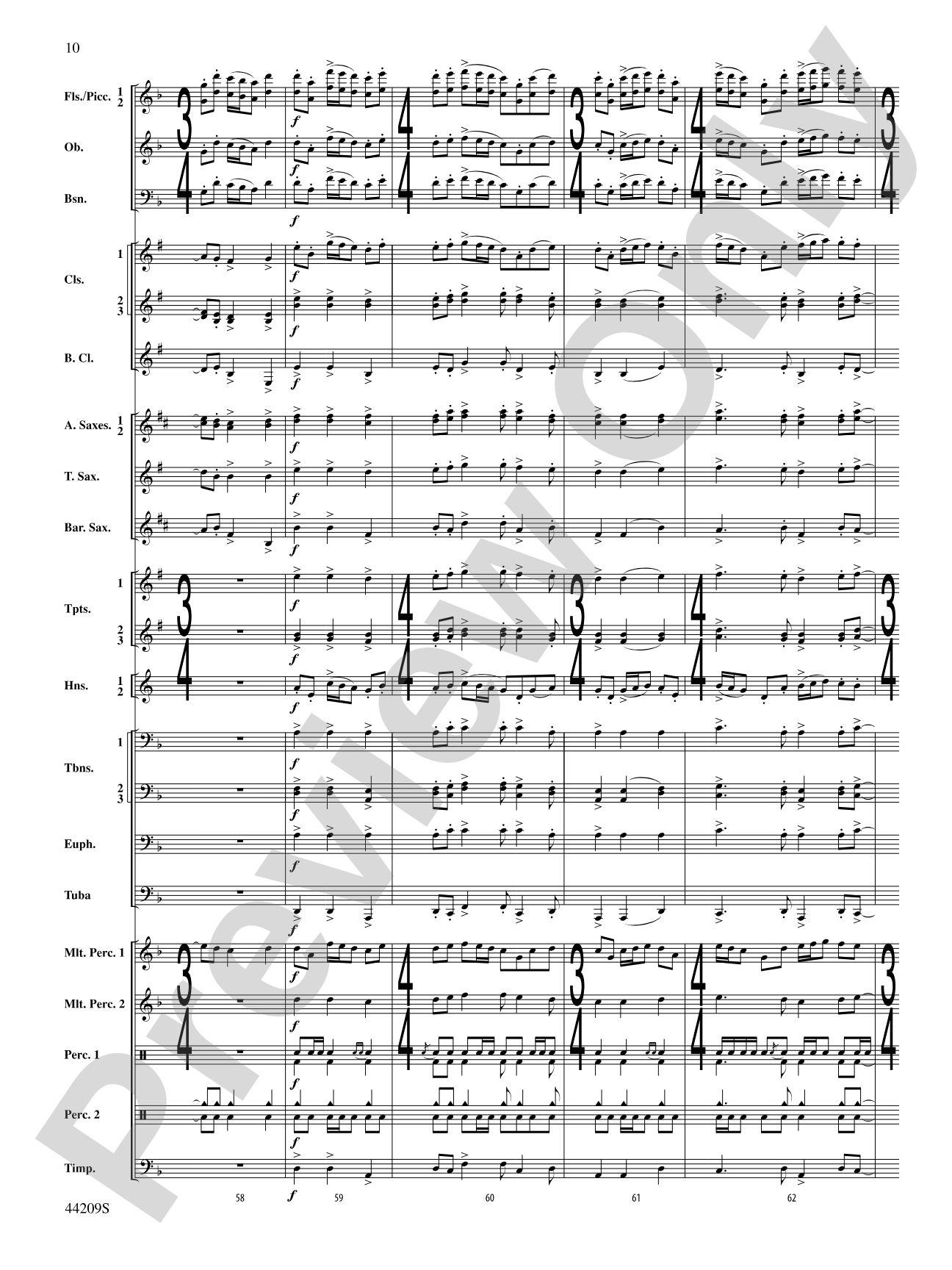 Gaudete: Concert Band Conductor Score & Parts