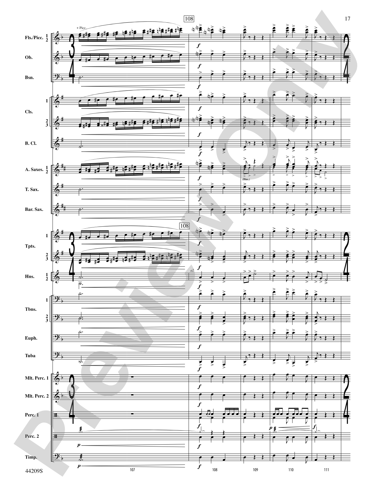 Gaudete: Concert Band Conductor Score & Parts