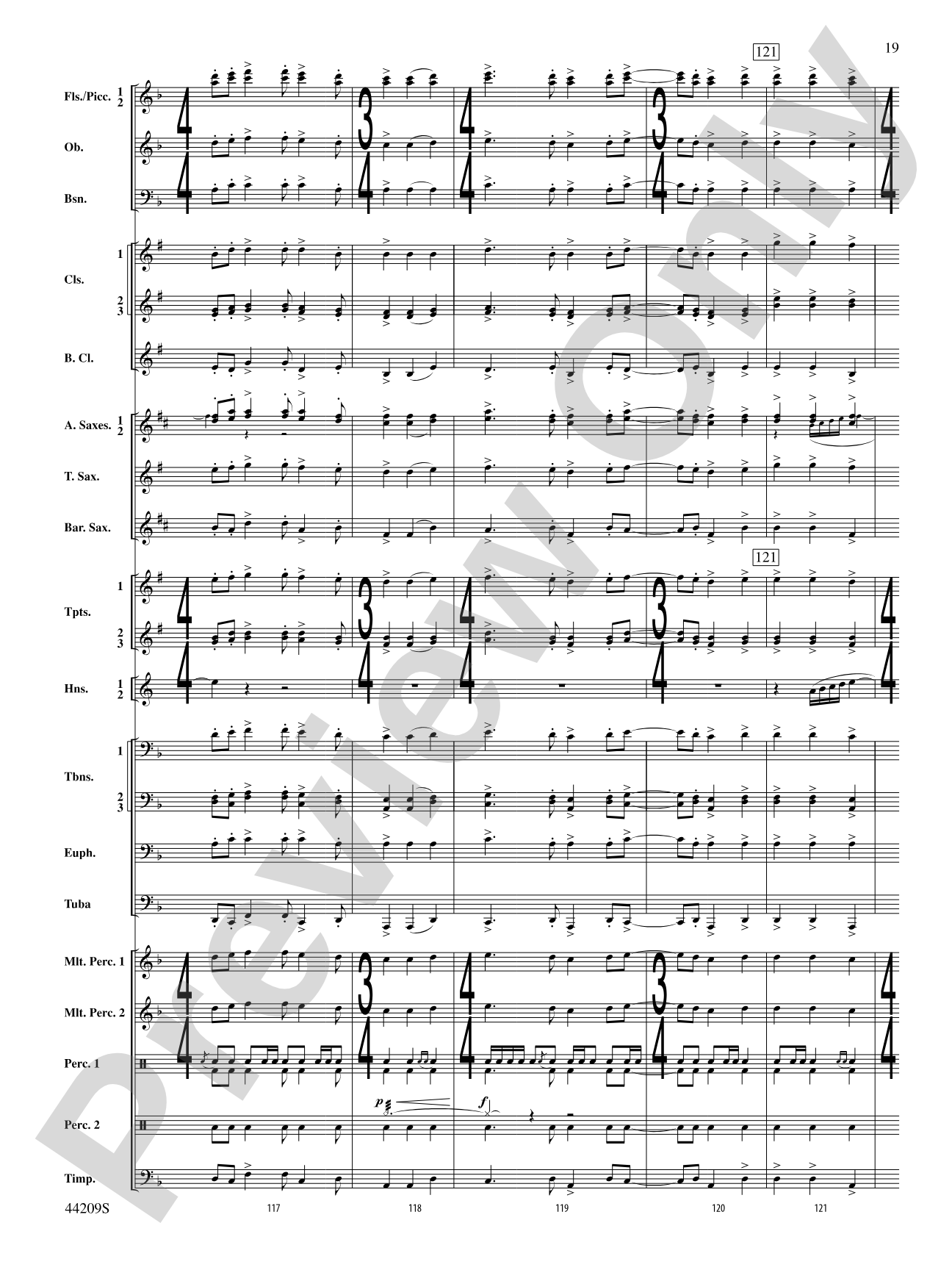 Gaudete: Concert Band Conductor Score & Parts