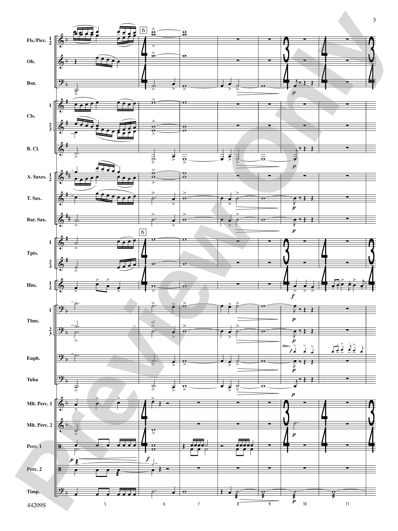 Gaudete: Concert Band Conductor Score & Parts