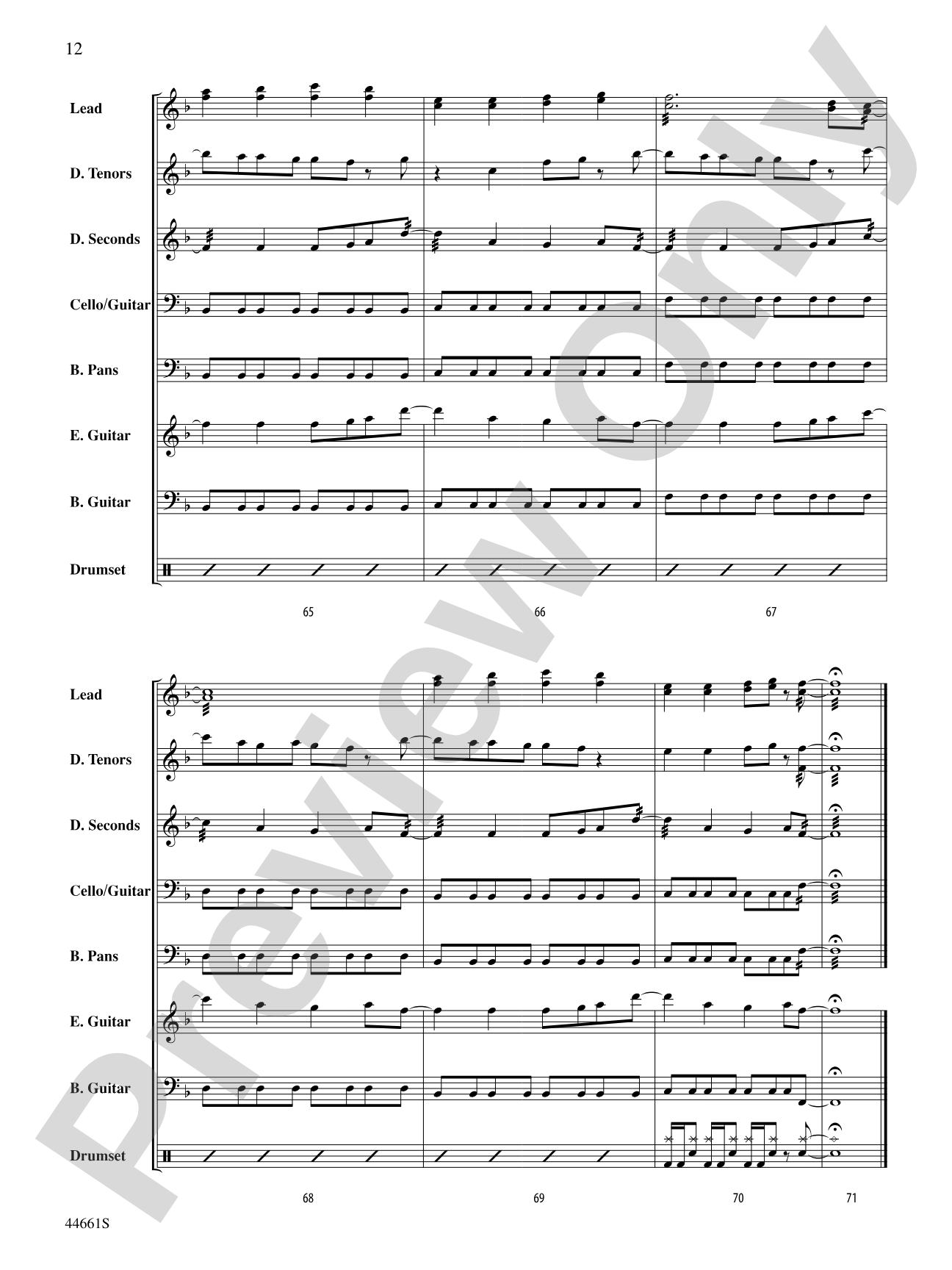 Nothing's Gonna Stop Us Now: Steel Drum Conductor Score & Parts