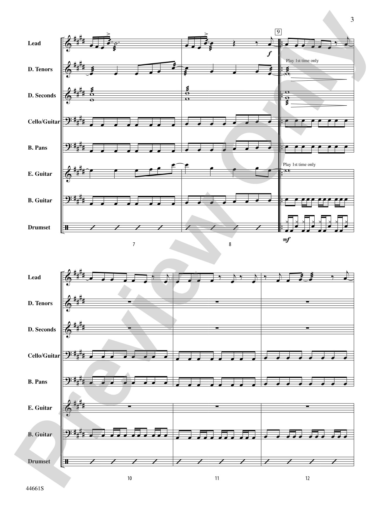 Nothing's Gonna Stop Us Now: Steel Drum Conductor Score & Parts