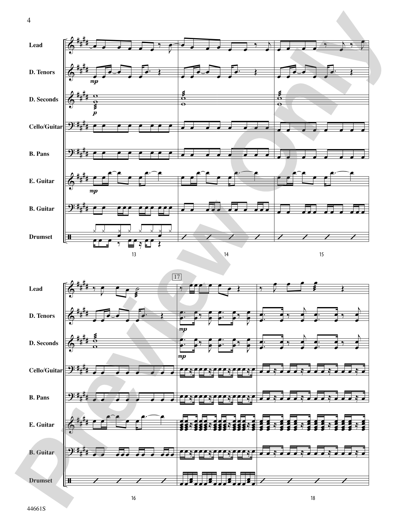 Nothing's Gonna Stop Us Now: Steel Drum Conductor Score & Parts