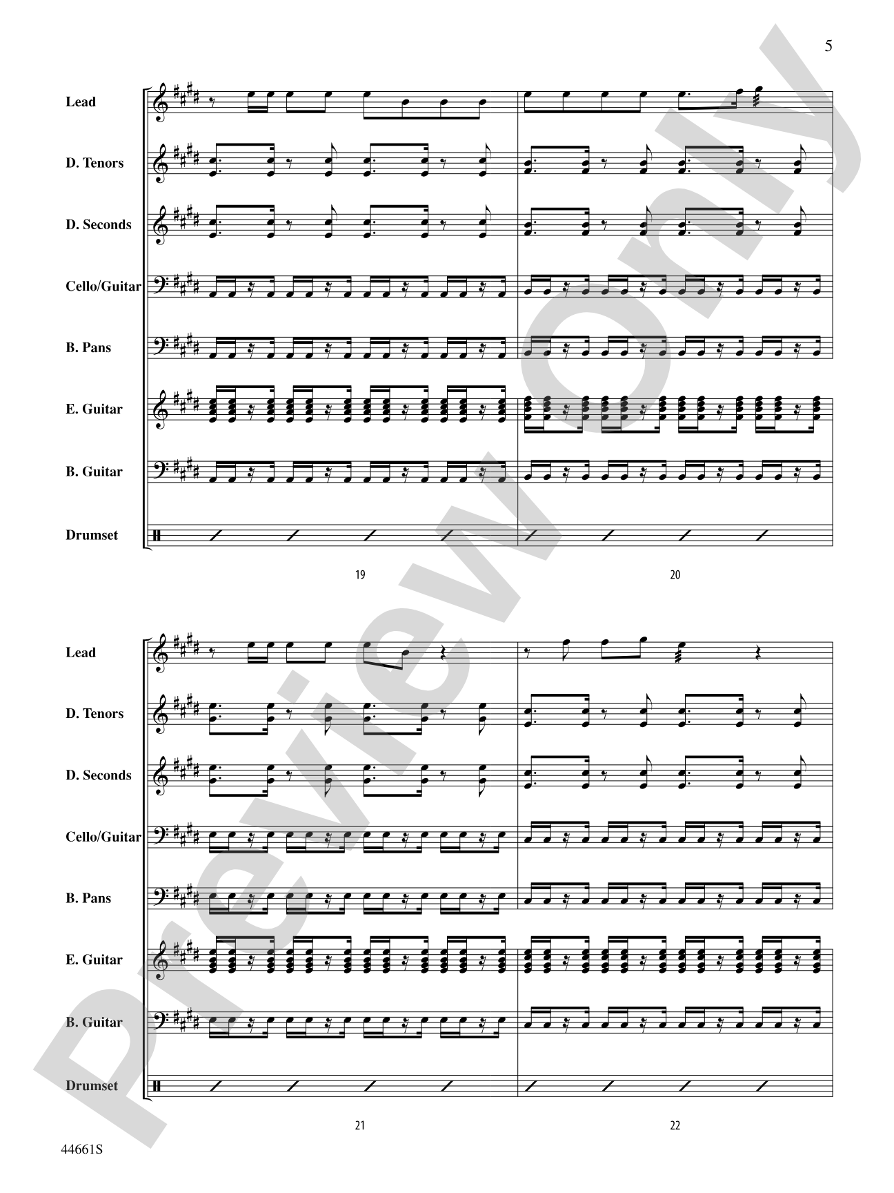 Nothing's Gonna Stop Us Now: Steel Drum Conductor Score & Parts